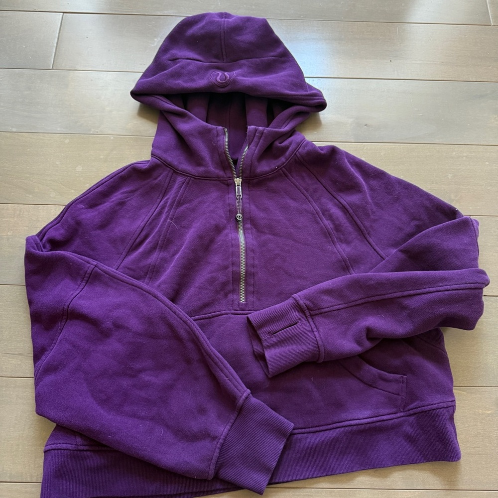 lululemon athletica Deep Purple Scuba Hoodie